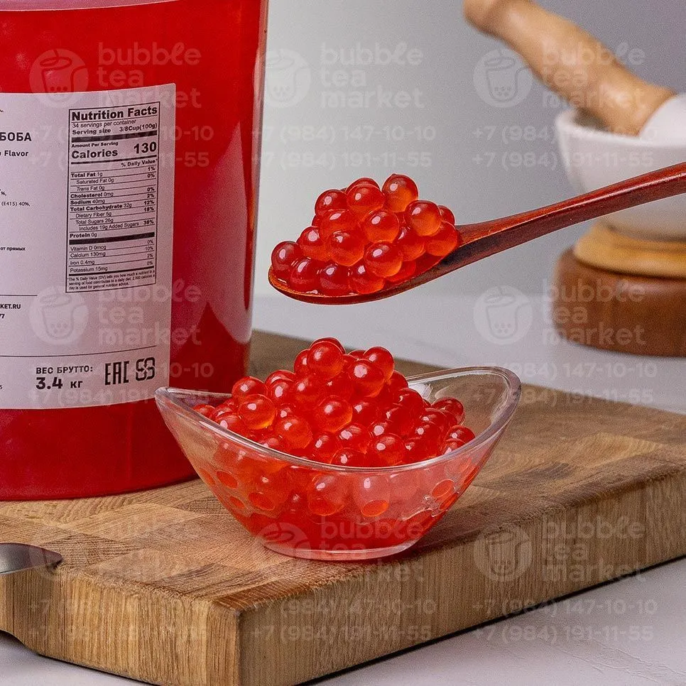 Джус боллы "Поппинг боба" - Гранат (банка 3,4 кг)