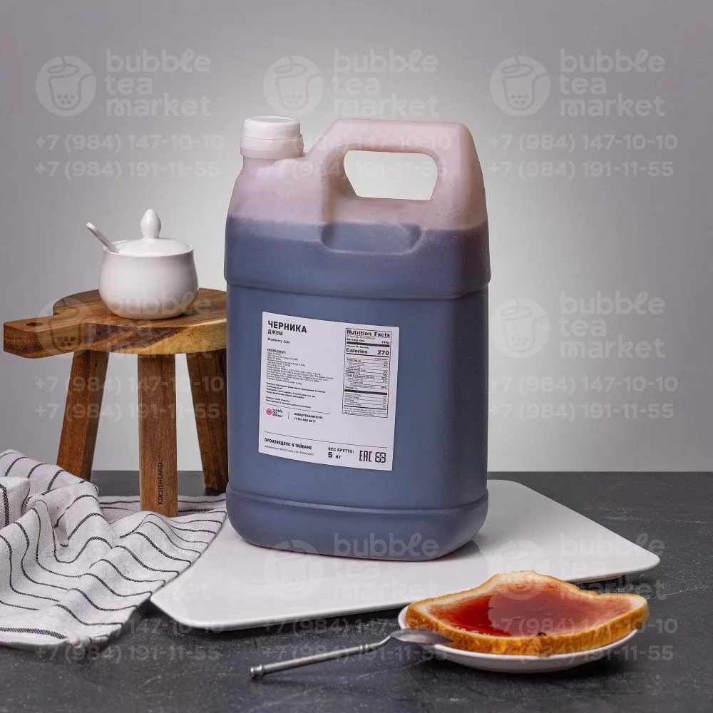 Джем с мякотью "Черника" 5кг