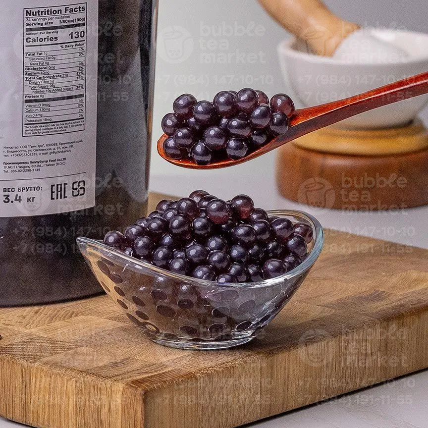 Джус боллы &quot;Поппинг боба&quot; - Виноград (банка 3,4 кг)