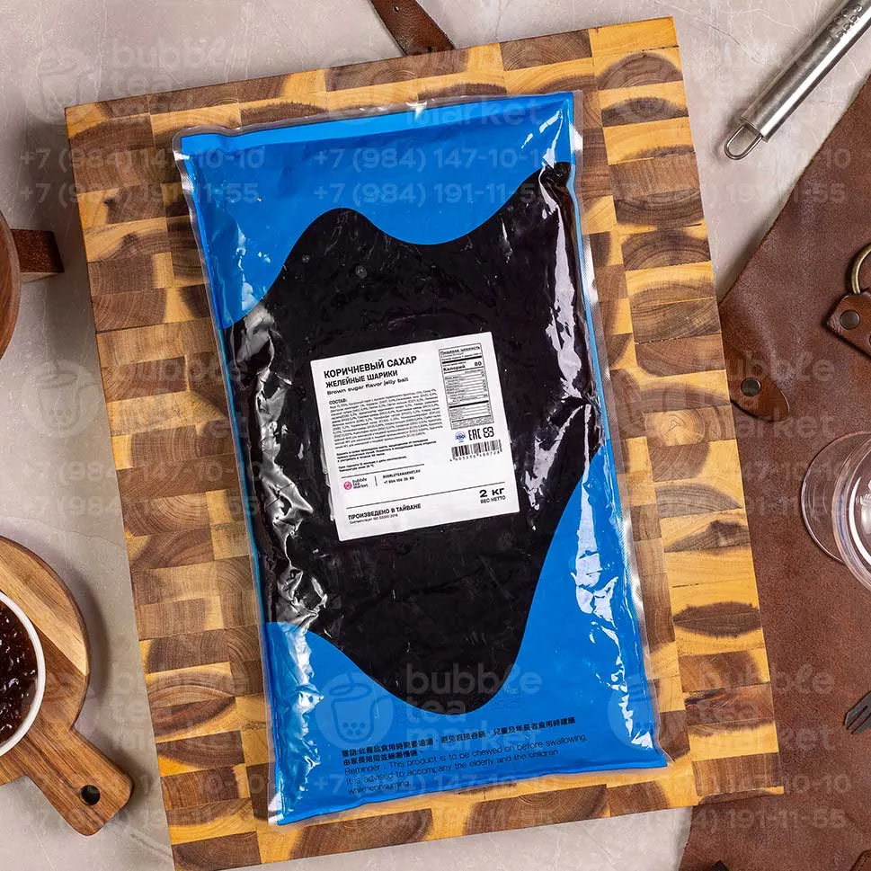 Желе из агар агара &quot;Кристал боба&quot;  - Браун шуга (пакет 2 кг.)