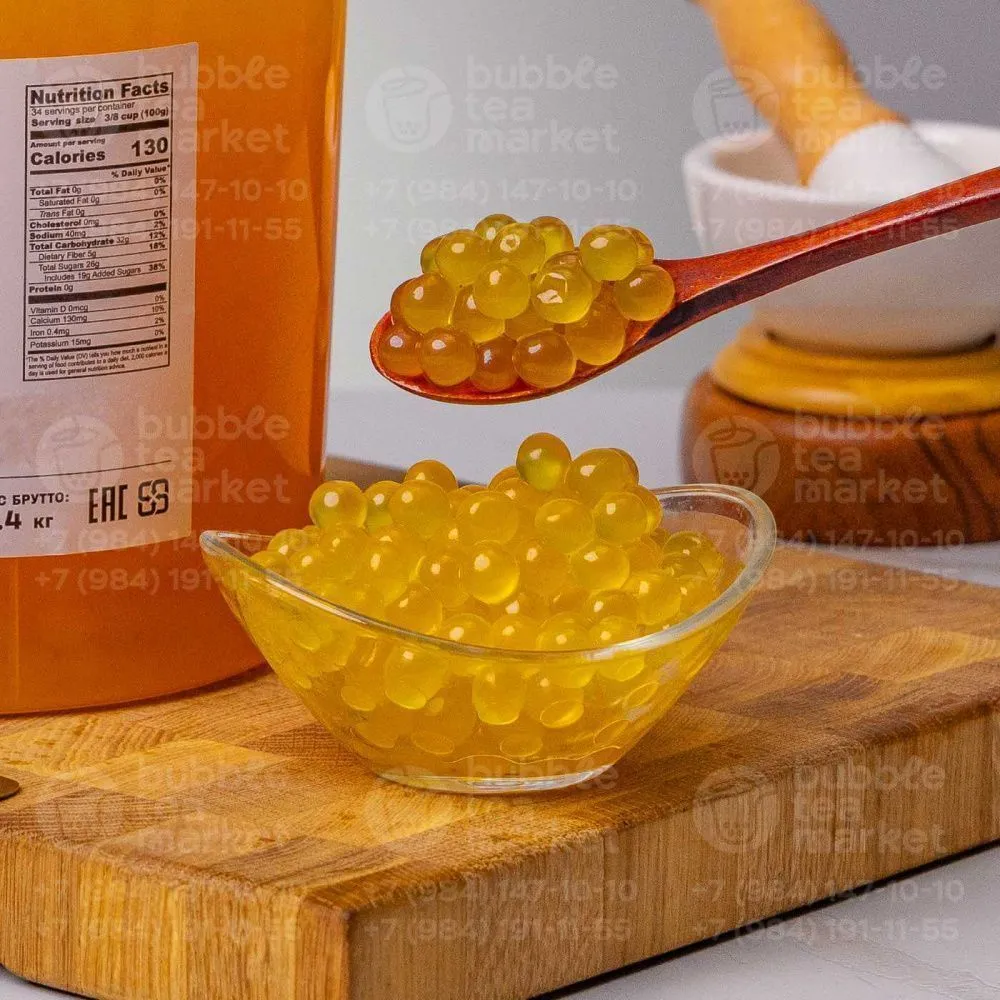 Джус боллы &quot;Поппинг боба&quot; - Маракуйя (банка 3,4 кг) Boba-Passion