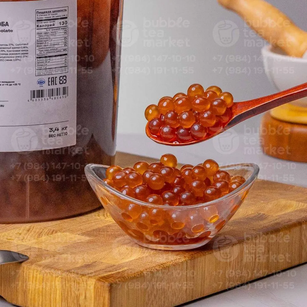 Джус боллы &quot;Поппинг боба&quot; - Шоколад (банка 3,4 кг)