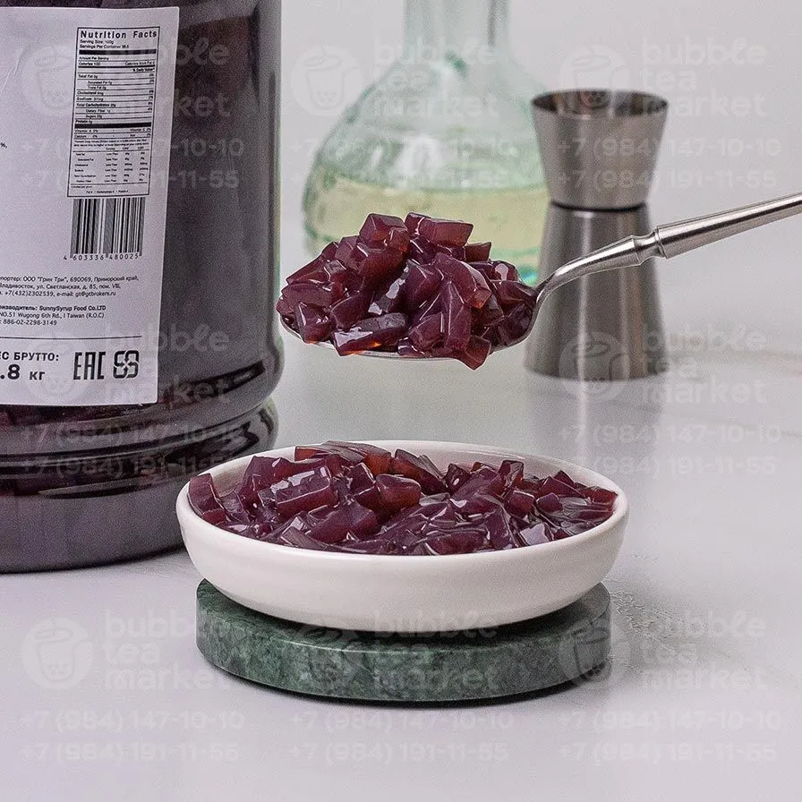 Кусочки кокоса в сиропе - Виноград (банка 3,8 кг)